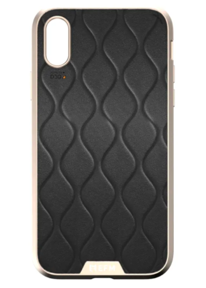 EFM Verona D3O Case Armour for Apple iPhone X/Xs - Gold Leather | EFM