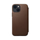 Nomad Modern Leather Folio iPhone 13 Mini - Brown