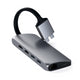 Satechi USB-C Dual Multimedia Adapter - Space Grey