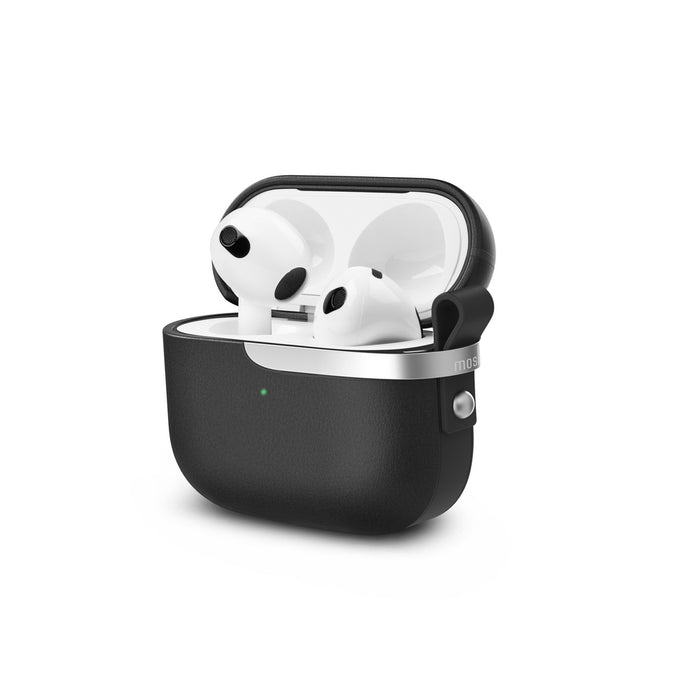 Moshi Pebbo Luxe for AirPods (3rd Gen) - Black