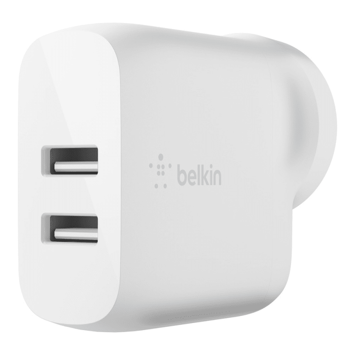 Belkin BOOSTCHARGE Dual USB-A 24W Power Adapter