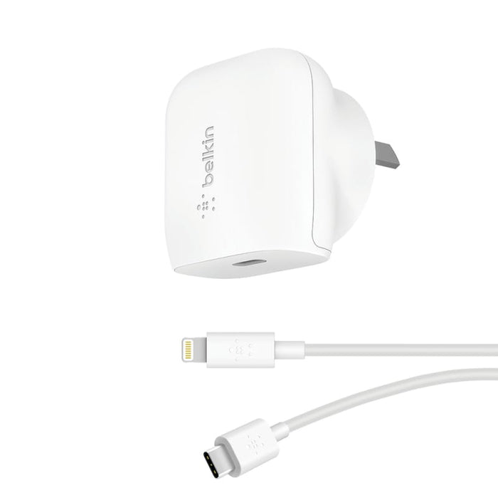 Belkin 20W USB-C PD Lightning Cable + Power Adapter