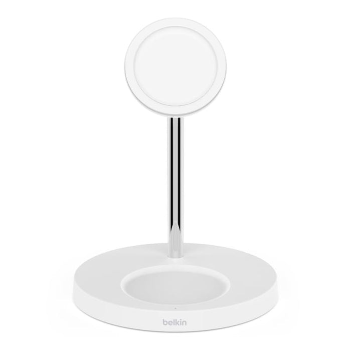 Belkin BOOSTCHARGE PRO 2-in-1 Wireless Charger Stand - White