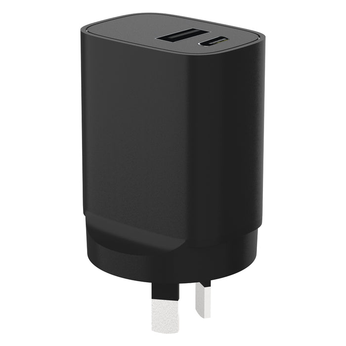 Cleanskin 20W Dual Port Wall Charger