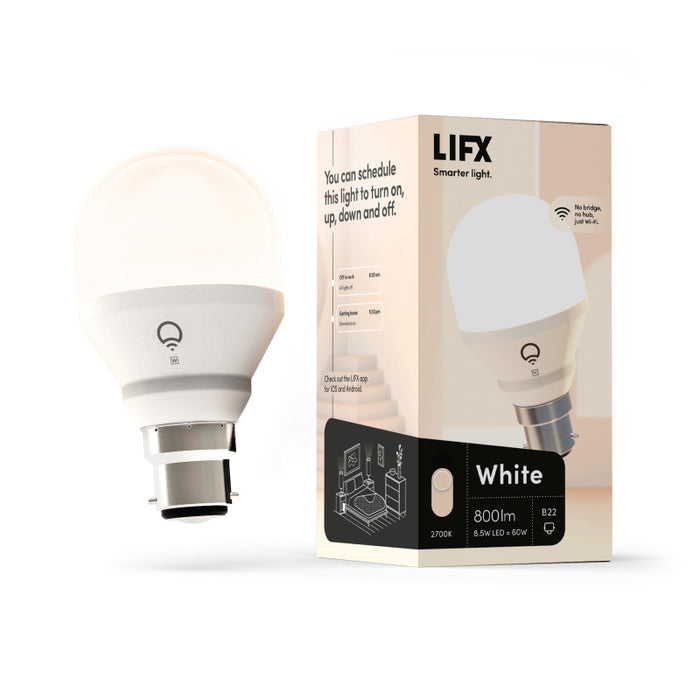 LIFX White 800 Lumen B22 Smart Light