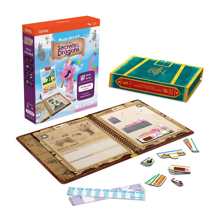 Osmo Maths Wizard and the Secrets of The Dragons for Ages 6-8 Tekitin Technology