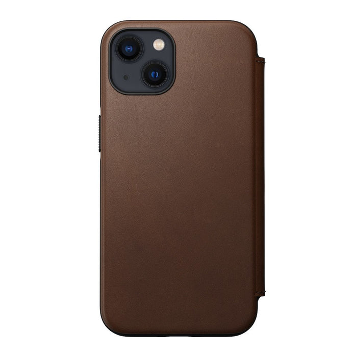 Nomad Modern Leather Folio iPhone 13 - Brown