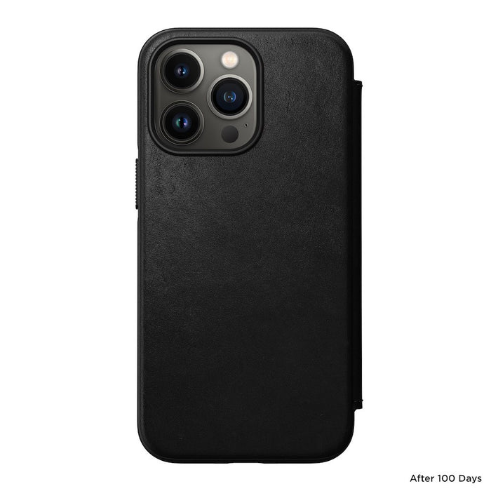 Nomad Modern Leather Folio iPhone 13 Pro - Black