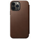 Nomad Modern Leather Folio iPhone 13 Pro Max - Brown