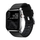 Nomad Active Leather Strap Pro for Apple Watch 42/44mm - Black/Silver
