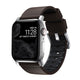 Nomad Active Leather Strap Pro for Apple Watch 42/44mm - Brown/Silver