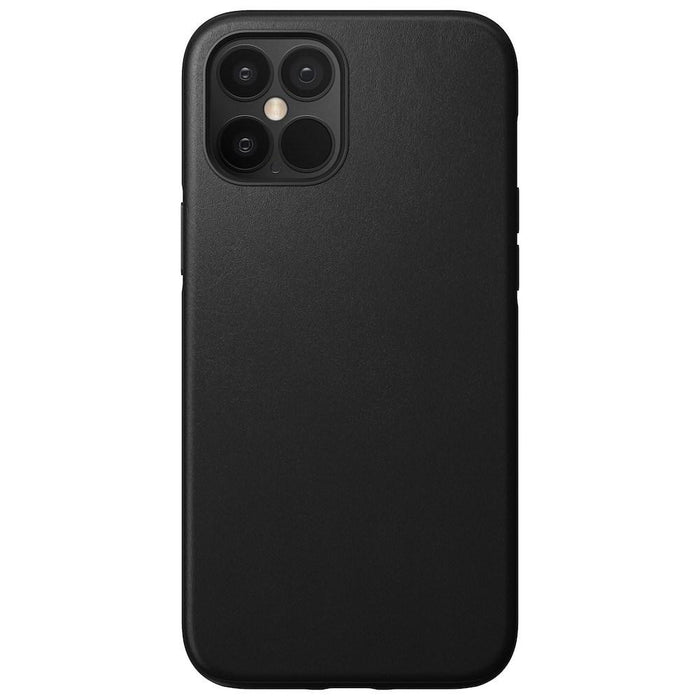 Nomad Rugged Leather Case for iPhone 12 Pro Max - Black