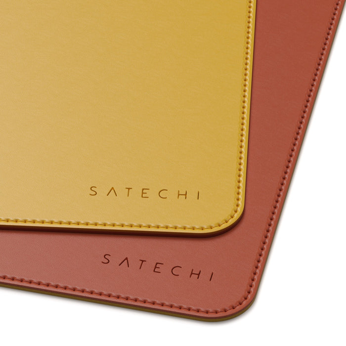 Satechi Dual Sided Eco-Leather Deskmate - Yellow