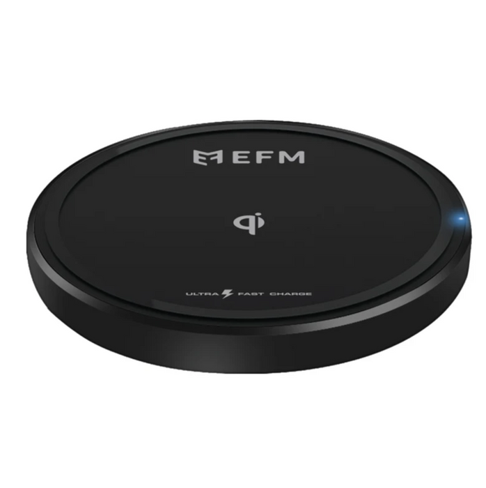 EFM 15W Wireless Charge Pad With USB to Type-C Charge Cable | EFM