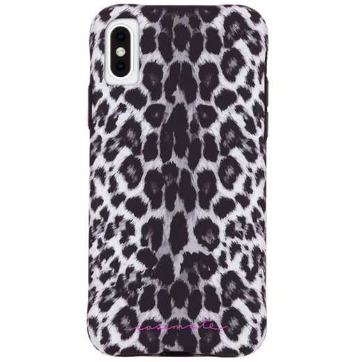 Case-Mate Wallpaper Street Case suits iPhone Xs Max (6.5") - Gray Leopard | Case-Mate