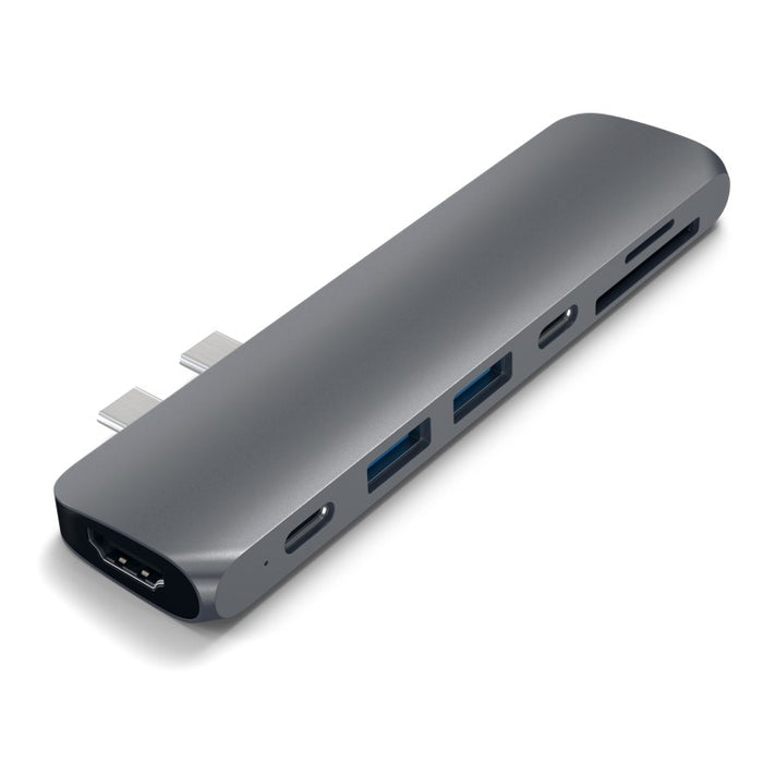 Satechi USB-C Pro Hub w/ 4K HDMI & Thunderbolt 3 - Space Grey